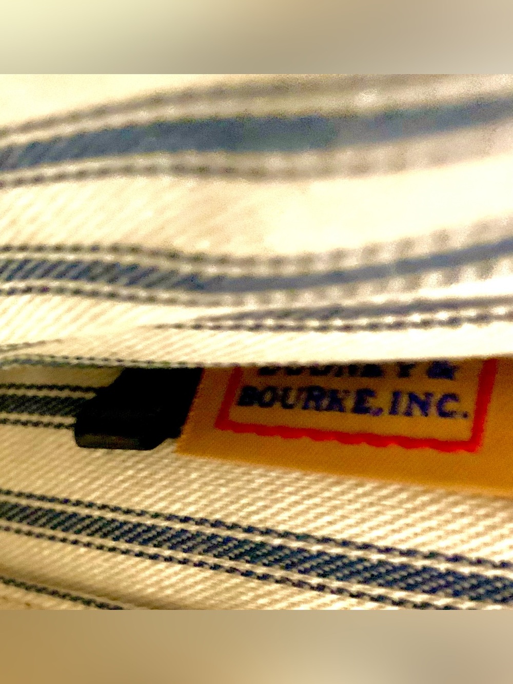 Dooney & Bourke Blue Leather Tote with Front Zip Pocket - Picture 5 of 16